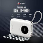 Ronin R-4035 Ion Power Bank in 20,000mAh battery.