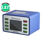 Mechanic iCharge 8A digital fast charger with eight USB ports and a digital display