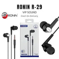 Ronin R-29 Hangree Wired Handfree Earphones