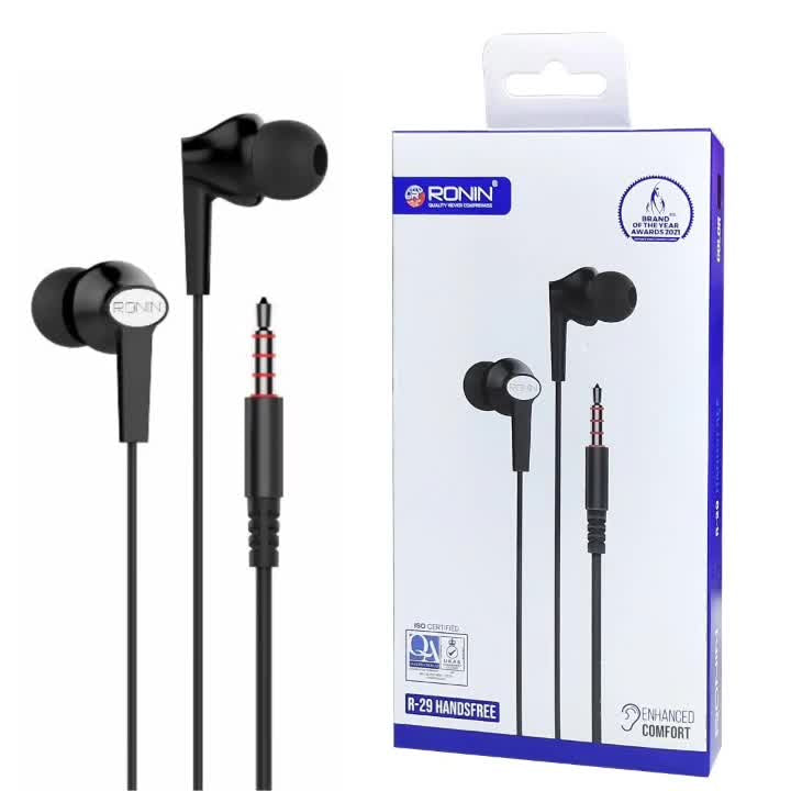 Ronin R-29 Hangree Wired Handfree Earphones